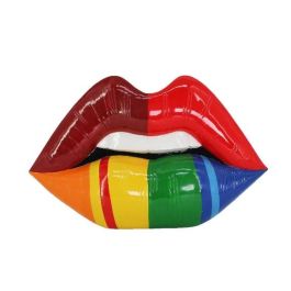 DKD Home Decor Decoración Pared Resina Multicolor Labios 49.5 x 6.5 x 31.5 cm Precio: 37.94999956. SKU: B1HVKAMSCM
