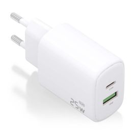 AISENS - CARGADOR 25W, 1xUSB-C PD3.0, 1xUSB-A QC3.0, BLANCO Precio: 4.99000007. SKU: B17V2TGM4X