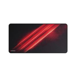Genesis Carbon 500 Maxi Flash G2 Alfombrilla de ratón gaming XL 900x450mm Negro Rojo, superficie SPEED, antideslizante, resistente al agua