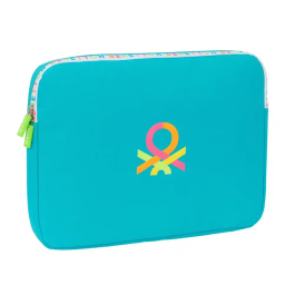 Funda para Portátil Benetton Summer Azul 15,6'' 39,5 x 27,5 x 3,5 cm Precio: 5.89000049. SKU: B18SHG7WN5