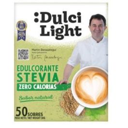 DulciLight Edulcorante Stevia Zero 50 Sobres - Sin Calorías, Vegano, Sin Gluten, Apto para Diabéticos y Cocinar Precio: 3.4999998. SKU: B1BLDLBX8Q