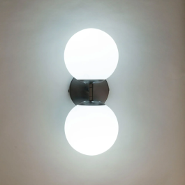 As Sib Aplique de Pared SKD-W1019, Diseño Retro con Casquillo E27, Ideal para Salón, Dormitorio o Cocina