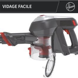 Hoover HF122AH Aspiradora escoba 22V, 40 min autonomía, 0.9L, Rojo/Gris HOO8059019020341