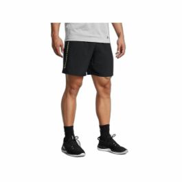 Pantalones Cortos Deportivos para Hombre Under Armour Wordmark Negro