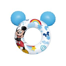 Bestway Flotador Disney Mickey Mouse Con Orejas 74x76 cm +3 a 6 Años Piscina y Playa 09109