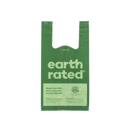 Earth Rated Bolsas para Excrementos con Asas, 120 unidades, Eco-Friendly, Sin Perfume, 65% Plástico Reciclado, Extra Resistentes y Anti Fugas