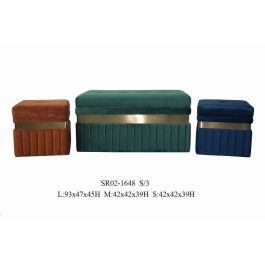 DKD Home Decor Descalzadora 47 x 45 x 93 cm Set de 3 Verde Naranja Precio: 129.49999953. SKU: B1F695DK4C