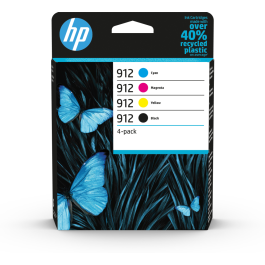 HP Cartuchos de Tinta 912 Bk, C, M, Y Cuatricolor para Officejet Pro 8000 Series - Pack De 4 Precio: 50.69000002. SKU: S8409455