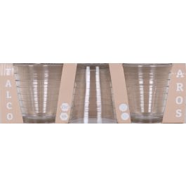 Set de 6 Vasos Talco Aros 250 cc - La Mediterranea (6 Cajas)