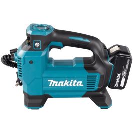 Makita DMP181Z Compresor de aire sin batería, 11,1 bar, 22 l/min, para Bicicleta, Negro, Azul