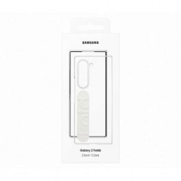 Samsung Funda Clear Grip para Galaxy Z Fold6 Transparente Delgada Antiamarilleo con Agarre Integrado para mayor productividad
