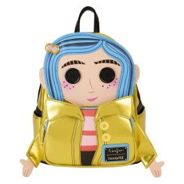 Loungefly Mochila Muñeca Coraline de Piel Vegana Dorada con Detalles Bordados - 22,5x26,25x11,25cm Precio: 68.88999964. SKU: B1252SE3G7