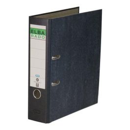 Elba Rado Archivador de palanca DIN A4 lomo 80 mm, cartón forrado jaspeado, negro Precio: 6.50000021. SKU: B15RJWNKVJ