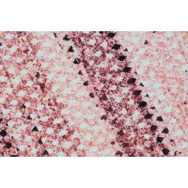 DKD Home Decor Alfombra Scandi Rosa Poliéster 240x60 cm 600 gsm Pack 2 Unidades