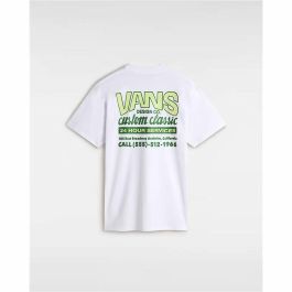 Camiseta de Manga Corta Hombre Vans Shop Front SS Blanco