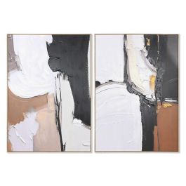 Cuadro Home ESPRIT Abstracto Moderno 103 x 4,5 x 143 cm (2 Unidades) Cuadro Home ESPRIT Abstracto Moderno 103 x 4,5 x 143 cm (2 Unidades)