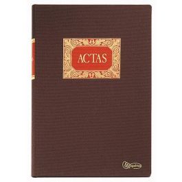 Miquelrius Libro de Actas Foliado, Folio Natural, 50 Hojas, Papel Registro 102 g/m², Lomo Engomado, 220 x 315 mm Precio: 13.78999974. SKU: B1BY2FLMJT