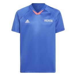 Camiseta de Manga Corta Infantil Adidas Predator Añil 8-9 Años