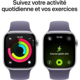 Apple Watch S11 Cellular 42mm Aluminio Plata (Sportarmband Nebelviolett) S/M