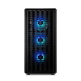 Nox NXINFTYIOTABK Semitorre Gaming Infinity IOTA ARGB MESH, Cristal Templado, 4 Ventiladores 120mm ARGB Pre-instalados