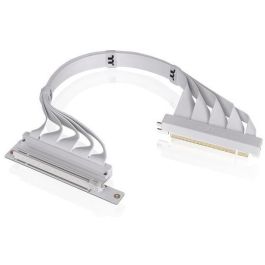 Thermaltake AC-077-CO6OTN-C1 Cable Riser PCI-E 4.0 Dual 90 Grados 400mm Blanco para Tarjeta de Video