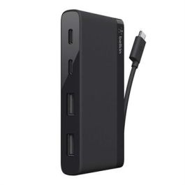 Hub Usb Belkin 4 Puertos Usb 3.0 (2 Usb-C Y 2 Usb-A) Negro Precio: 37.6899996. SKU: S7740584