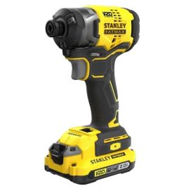 Stanley Fatmax V20 SFMCF820D2K-QW Atornillador de Impacto 190 Nm Brushless 18V Litio con 2 Baterías 2Ah