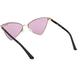 Guess Gafas GU8286 28Y Gafas de Sol para Mujer, Montura Oro Rosa Brillante, Lente Violeta