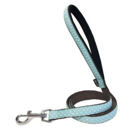 Gloria Correa de Nylon Reforzada Puntos Blancos Verde Aguamarina con Enganche Retráctil 1.5 cm x 120 cm Precio: 8.59000054. SKU: S6100824