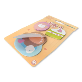 Imaginovo Bloc Notas Adhesivas Foodies Café 20 Hojas Tamaños Surtidos