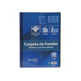 Carpeta Fundas (Tarifario) Office Box Pp Rigido A4 Personaliz. 10 F. Negro (Set de 10) Precio: 35.58999983. SKU: B16C3MM36F