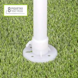 Cenador Aktive 300 x 260 x 600 cm Metal Poliéster Blanco