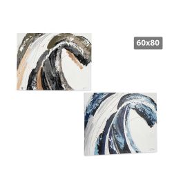 Lienzo Pintado Ola Gris Azul 60X80Cm Surtidos Giftdecor (2 Unidades) Precio: 105.50000043. SKU: B1GN7DNSNG