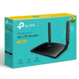 TP-Link Router Inalámbrico 4G LTE TL-MR6400 300Mbps WiFi N 802.11b/g/n 2.4GHz con 2 Antenas