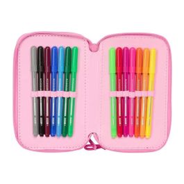 Safta Plumier Triple Stitch "Chill" con 37 Piezas, 12.5x19.5x5.5 cm