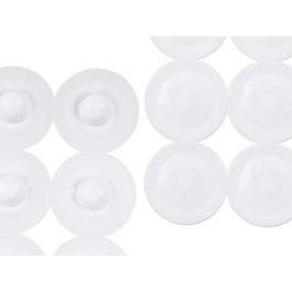 Alfombra de Baño Antideslizante Blanca Berilo 6x38x6 cm (6 Unidades) Alfombra de Baño Antideslizante Blanca Berilo 6x38x6 cm (6 Unidades)