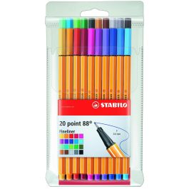 Stabilo Rotuladores Point 88 Colores Surtidos Estuche 20 Ud Precio: 14.69000016. SKU: B196DENM5S