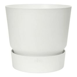 Elho Greenville 47 Maceta redonda Exterior Blanca Ø 47 cm H 44,1 cm Plástico 100% reciclado Resistente a heladas con depósito de agua Elho Greenville 47 Maceta redonda Exterior Blanca Ø 47 cm H 44,1 cm Plástico 100% reciclado Resistente a heladas con depósito de agua
