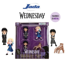 Jada Set De 4 Figuras Metal Miércoles 7 Cm 253252040