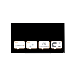 Nobo Pizarra de Cristal Magnética Impression Pro Negra 1883x1059 mm Precio: 513.79000035. SKU: BIX1905182
