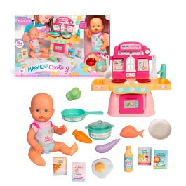 Nenuco Nfne3000 Cocinita Mágica con Luces y Sonidos para Niños 3+ años, Muñeca 30cm y +10 Accesorios