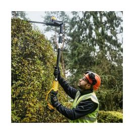 DeWALT DCMPH566N-XJ Tijera de Poda de Altura a Batería 18V, Corte 2.5 cm 2800 spm, Longitud 55 cm, 5 Ah, Negro/Amarillo