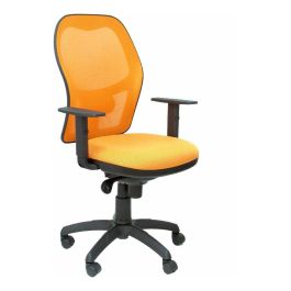 PIQUERAS Y CRESPO Silla Jorquera malla negro asiento bali naranja Precio: 259.78999959. SKU: S5700170