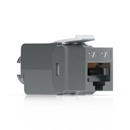 Ubiquiti Keystone Jack Cat6A - Conector Ethernet sin Herramientas, Pack de 12