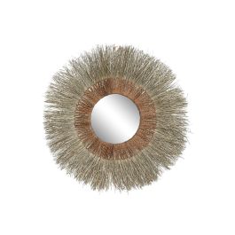 Espejo Tropical DKD Home Decor Natural Marron 17 x 130 x 130 cm Espejo Tropical DKD Home Decor Natural Marron 17 x 130 x 130 cm