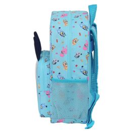 Safta Mochila Escolar Infantil Colección Bluey para Niños y Niñas Adaptable a Carro con Medidas: Alto 340 mm, Ancho 110 mm, Fondo 260 mm