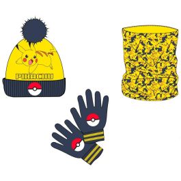 Set gorro braga cuello y guantes Pikachu Pokemon Precio: 33.8195. SKU: B174QXGYML