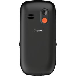 Gigaset GL395 Teléfono Móvil para Personas Mayores Dual SIM con Botones Grandes, Resistente IP44, Linterna, Negro