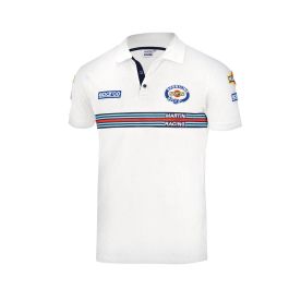 Sparco Polo Replica Martini S01275MRBI3L Talla L Blanco Piqué Algodón 100% Inspiración Racing Precio: 74.50000008. SKU: S3721272