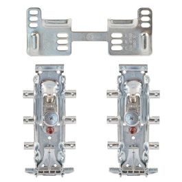 Italiana Ferramenta Libra H2 Kit Colgador Oculto Regulable con Placa WP2 Zincado Antidescolgamiento 150kg Muebles Cocina.